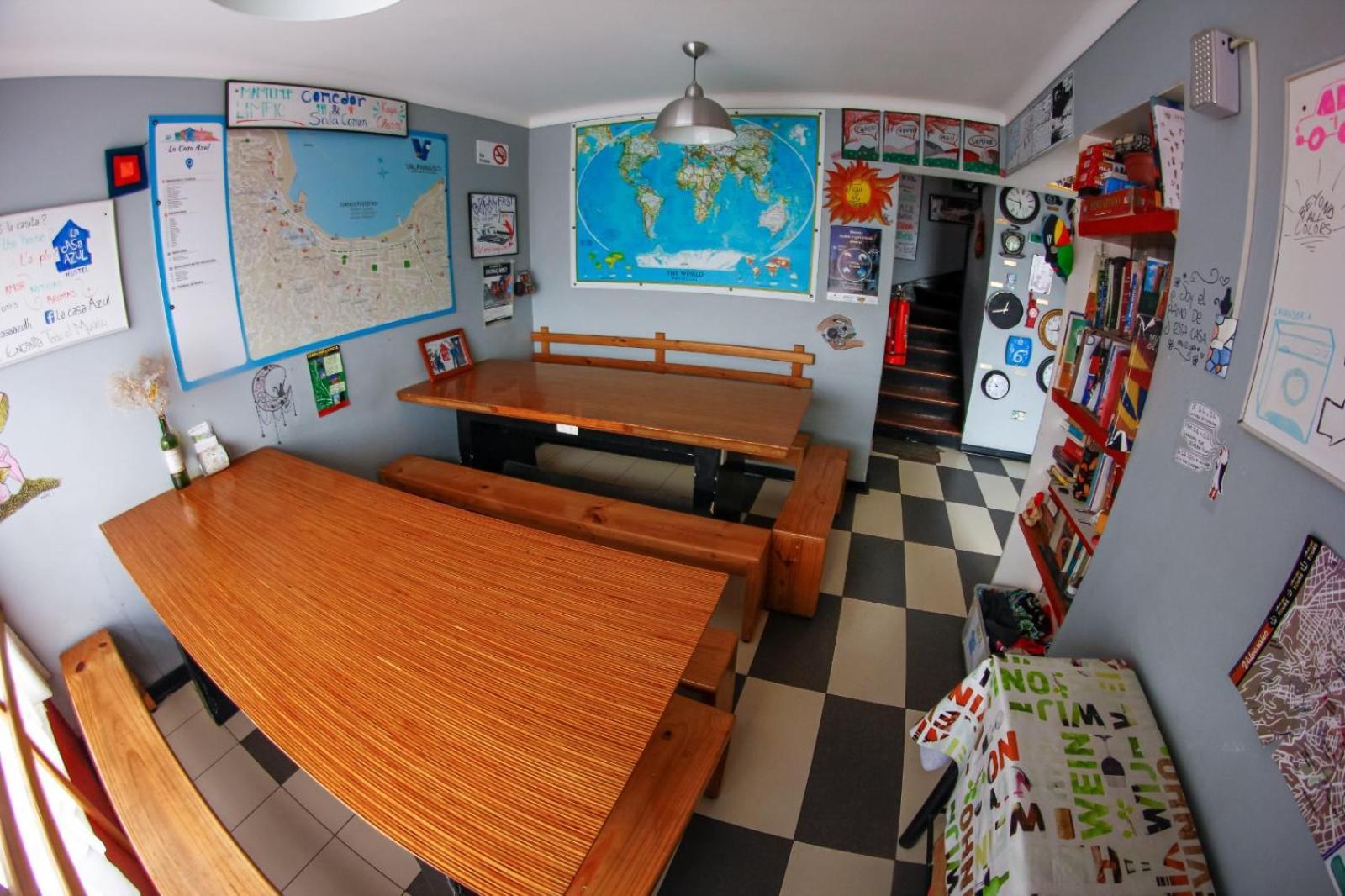 La Casa Azul Hostel Valparaíso Exteriér fotografie
