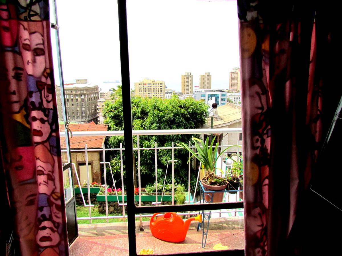 La Casa Azul Hostel Valparaíso Exteriér fotografie