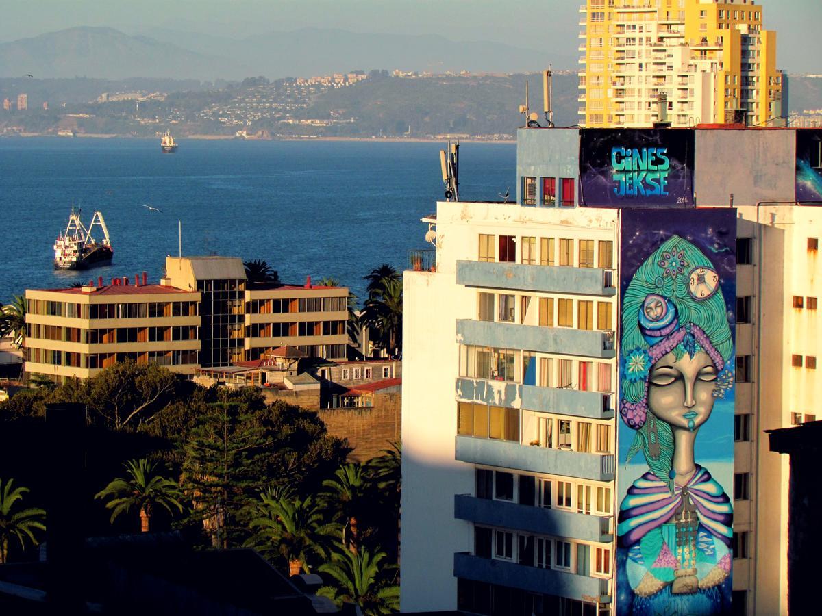 La Casa Azul Hostel Valparaíso Exteriér fotografie