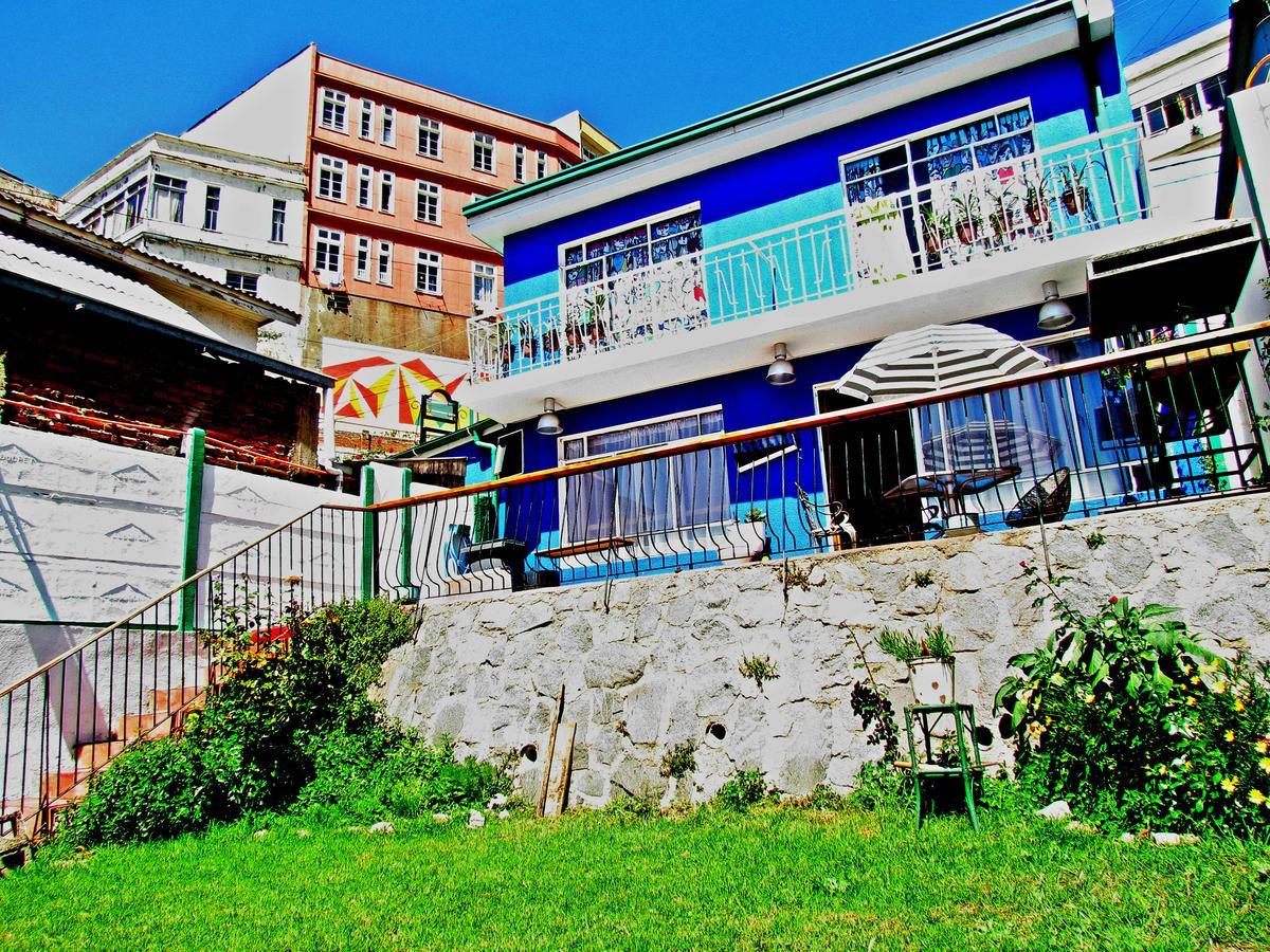 La Casa Azul Hostel Valparaíso Exteriér fotografie
